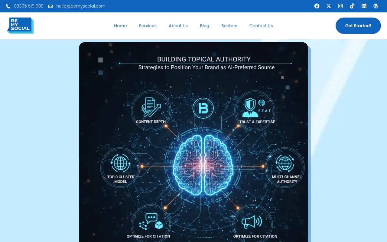 Topical authority strategies for AI search in 2025/26