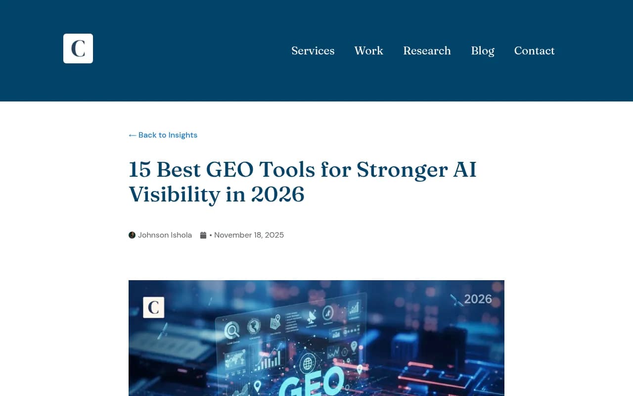 15 best GEO tools roundup for AI visibility in 2026