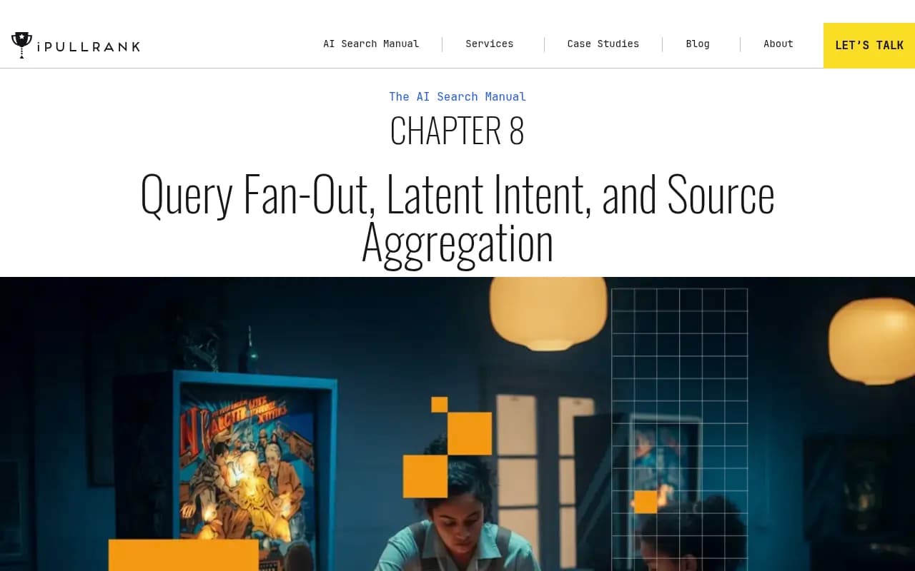 Query fan-out visualization from iPullRank