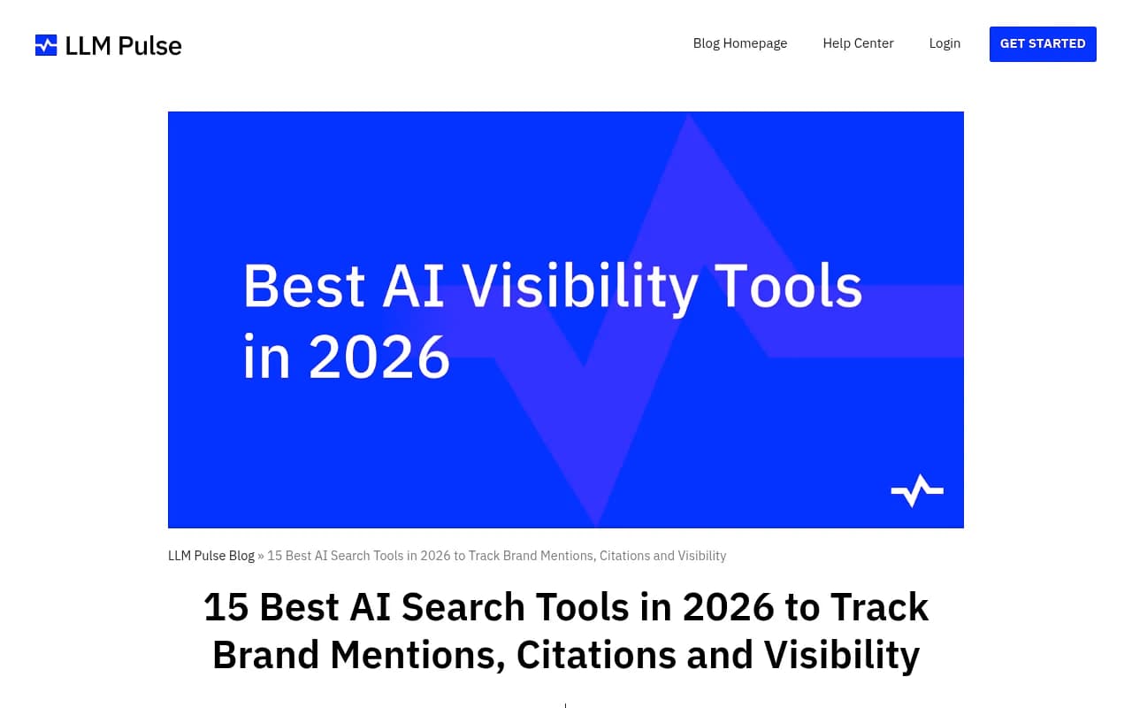 AI visibility tool comparison landscape showing monitoring vs optimization tools