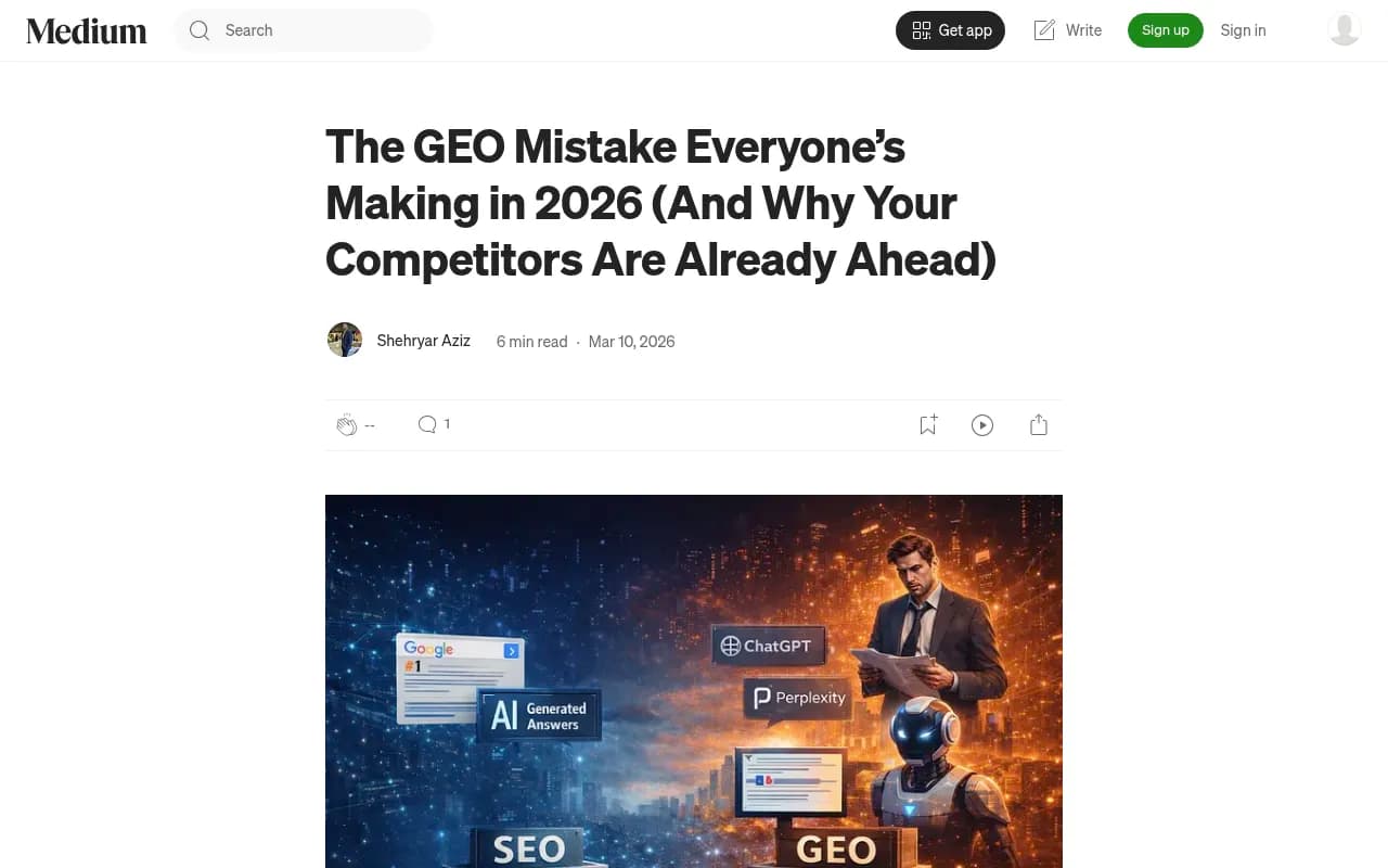 GEO mistakes most brands are making in 2026
