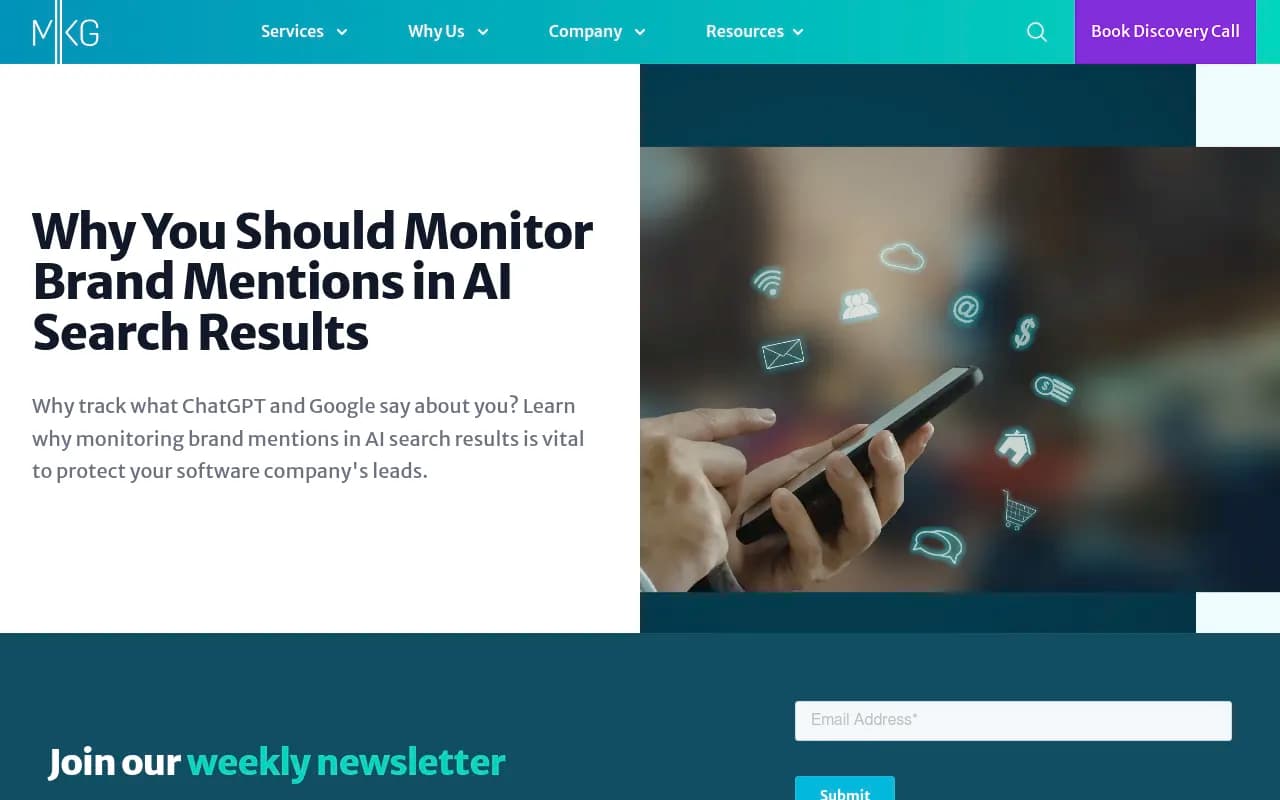 Article on why brands should monitor mentions in AI search results