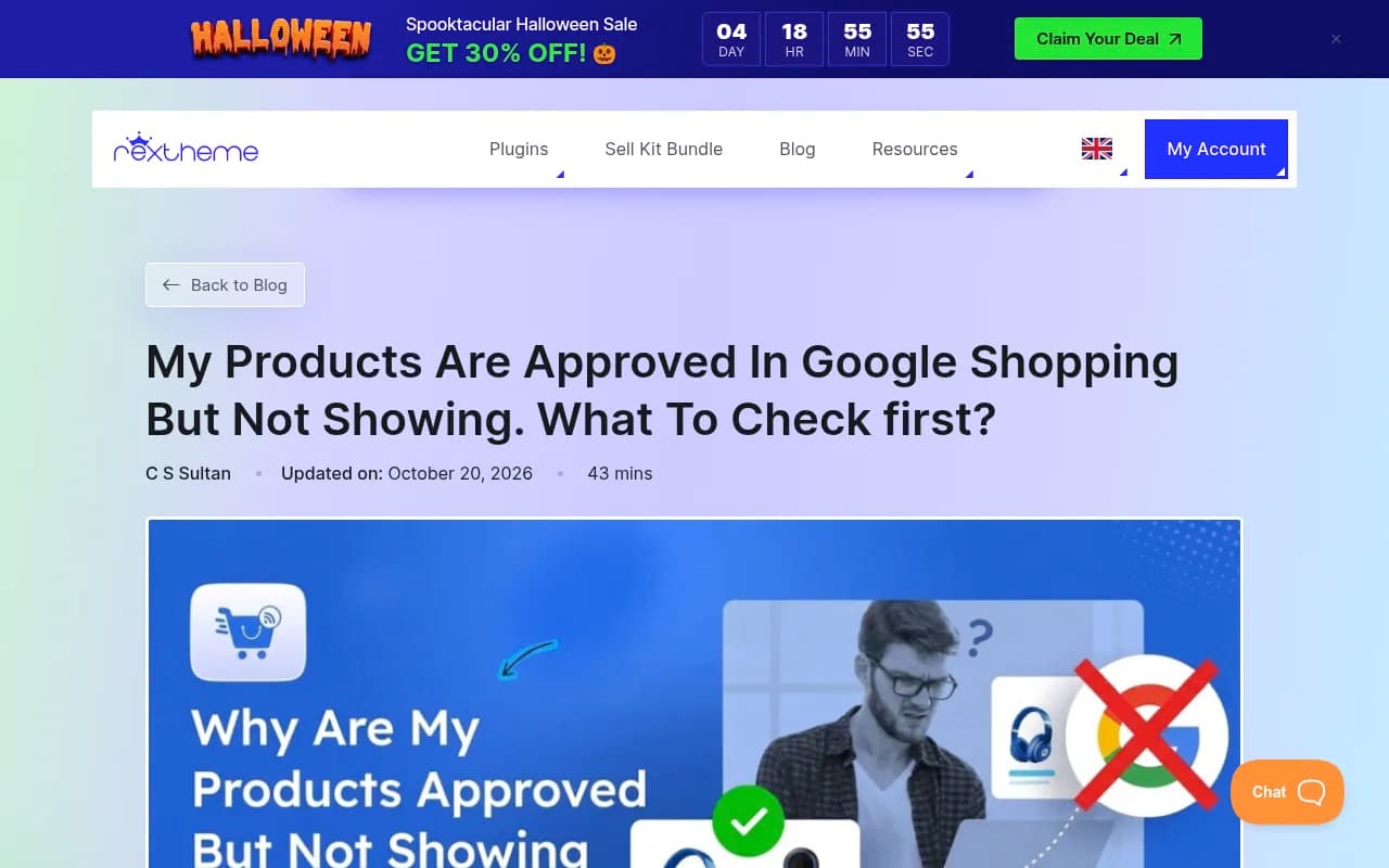 RexTheme guide on products approved in Google Shopping but not showing