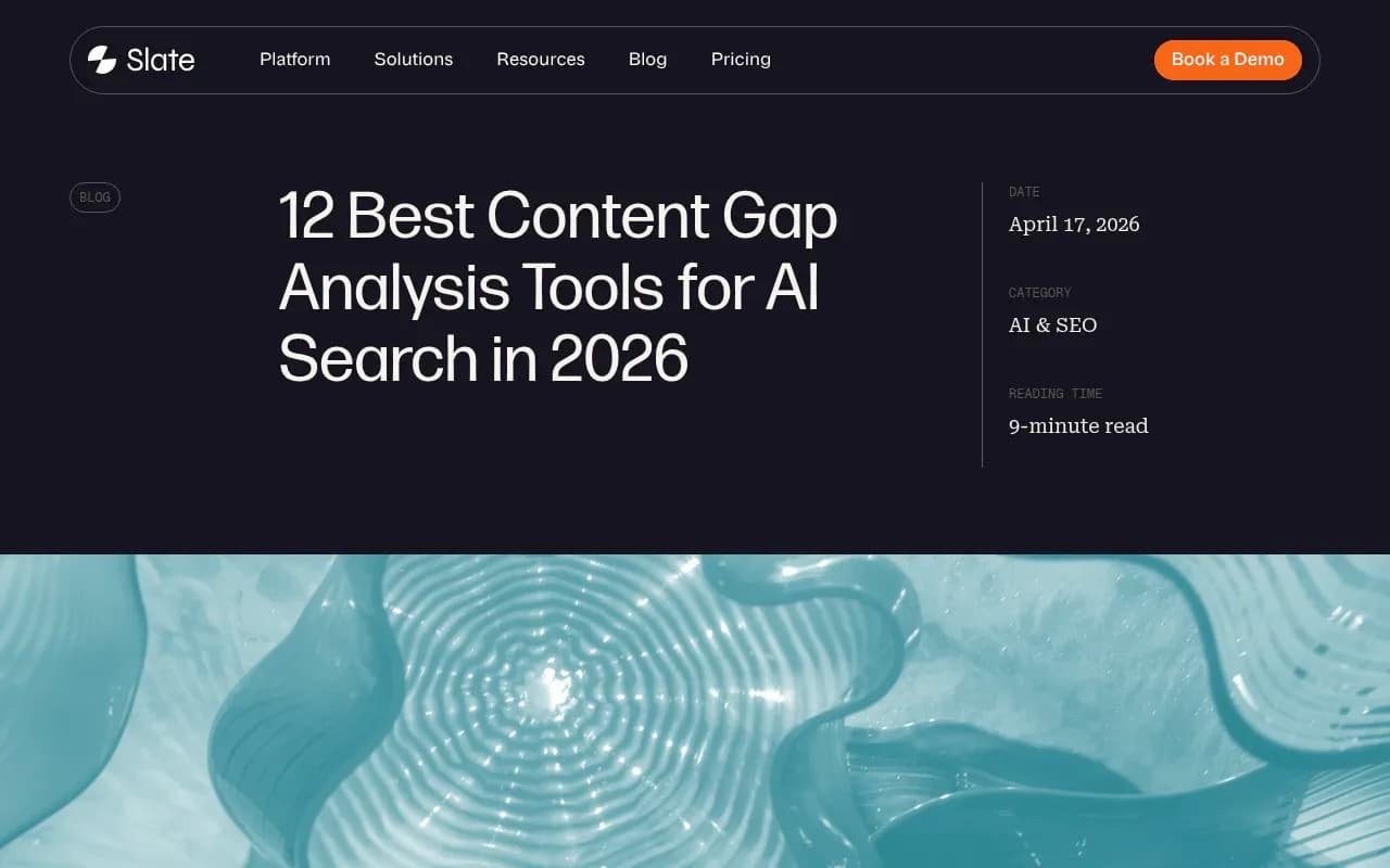 Content gap analysis tools comparison for AI search in 2026