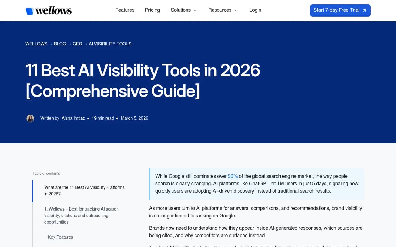 AI visibility platforms compared across features and pricing