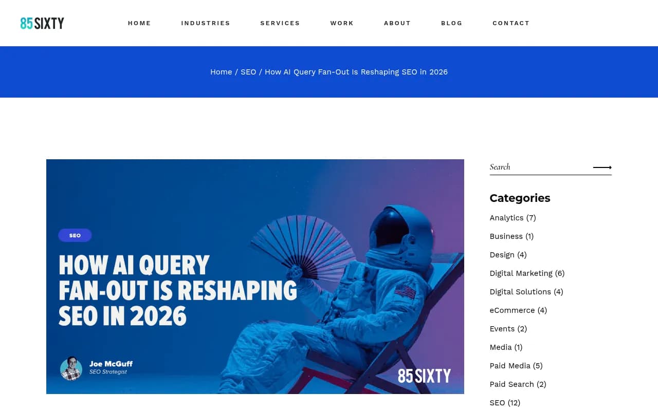 How AI query fan-out reshapes search visibility, with sub-queries checking freshness, price, and consensus before an answer is generated