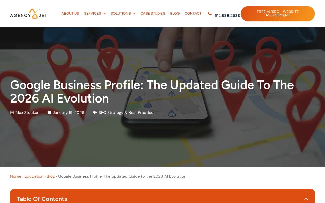 Overview of Google Business Profile's 2026 AI optimization guidance