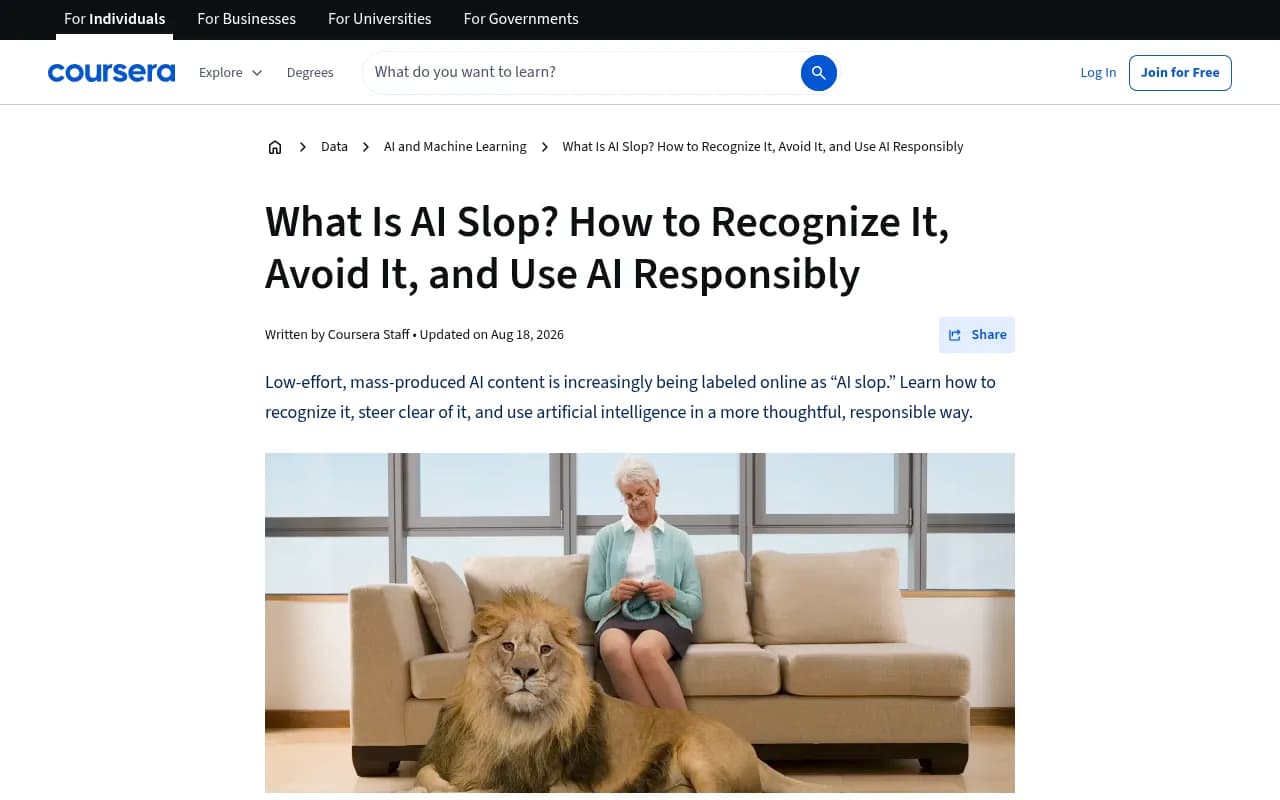 What Is AI Slop? How to Recognize It, Avoid It, and Use AI Responsibly