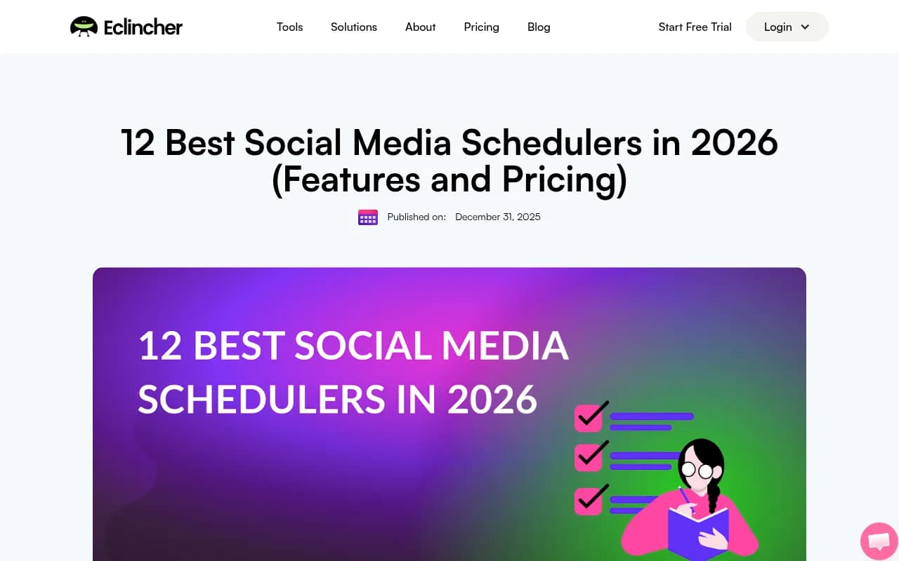 Overview of top social media scheduler tools compared for 2026