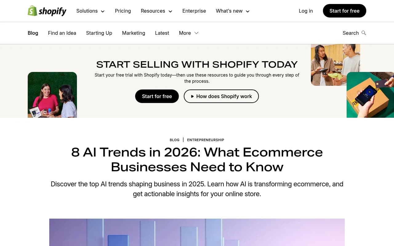 Shopify AI trends overview