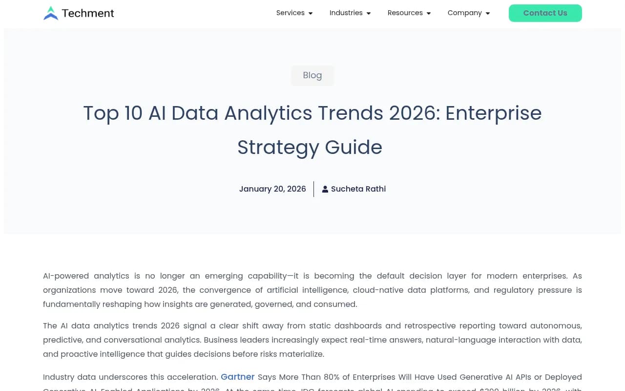 Real-time AI analytics dashboard