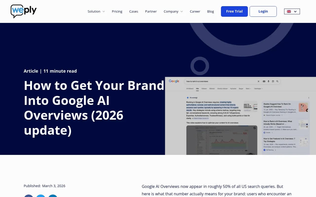 How to Appear in Google AI Overviews: The 2026 Optimization Guide