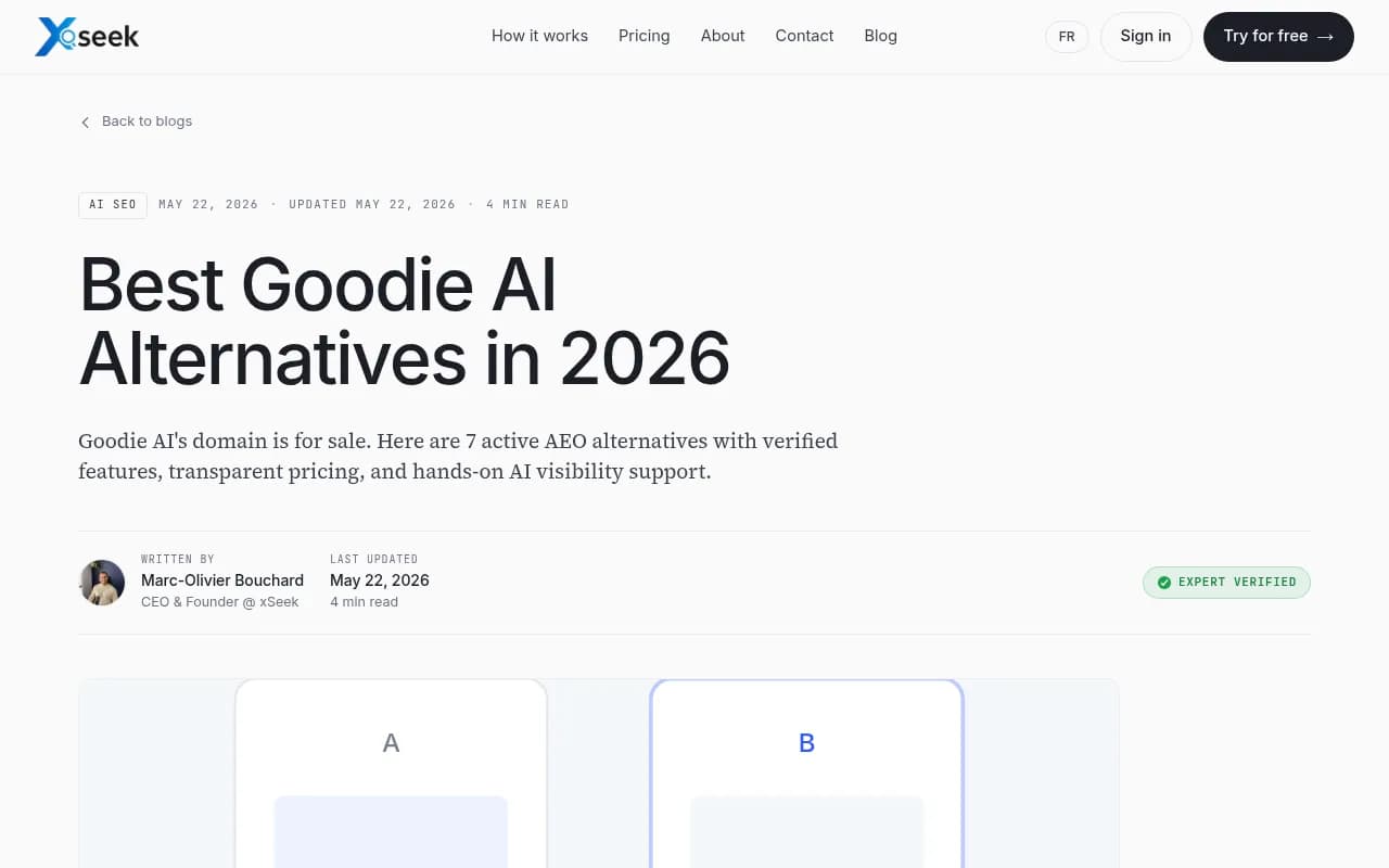 Overview of Goodie AI alternatives and their positioning in 2026