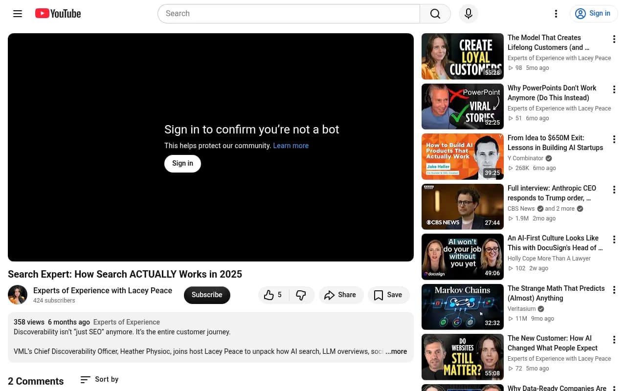 How search actually works in 2025 - expert discussion on AI search, GEO, and LLM overviews