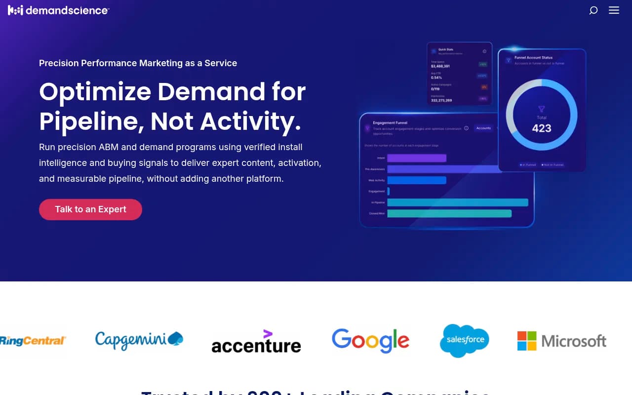 Screenshot of Terminus website